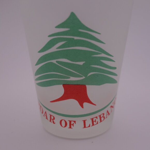Cedar of Lebanon and Rawcheh Lebanon Smoked Shot Glasses - Picture 3 of 13